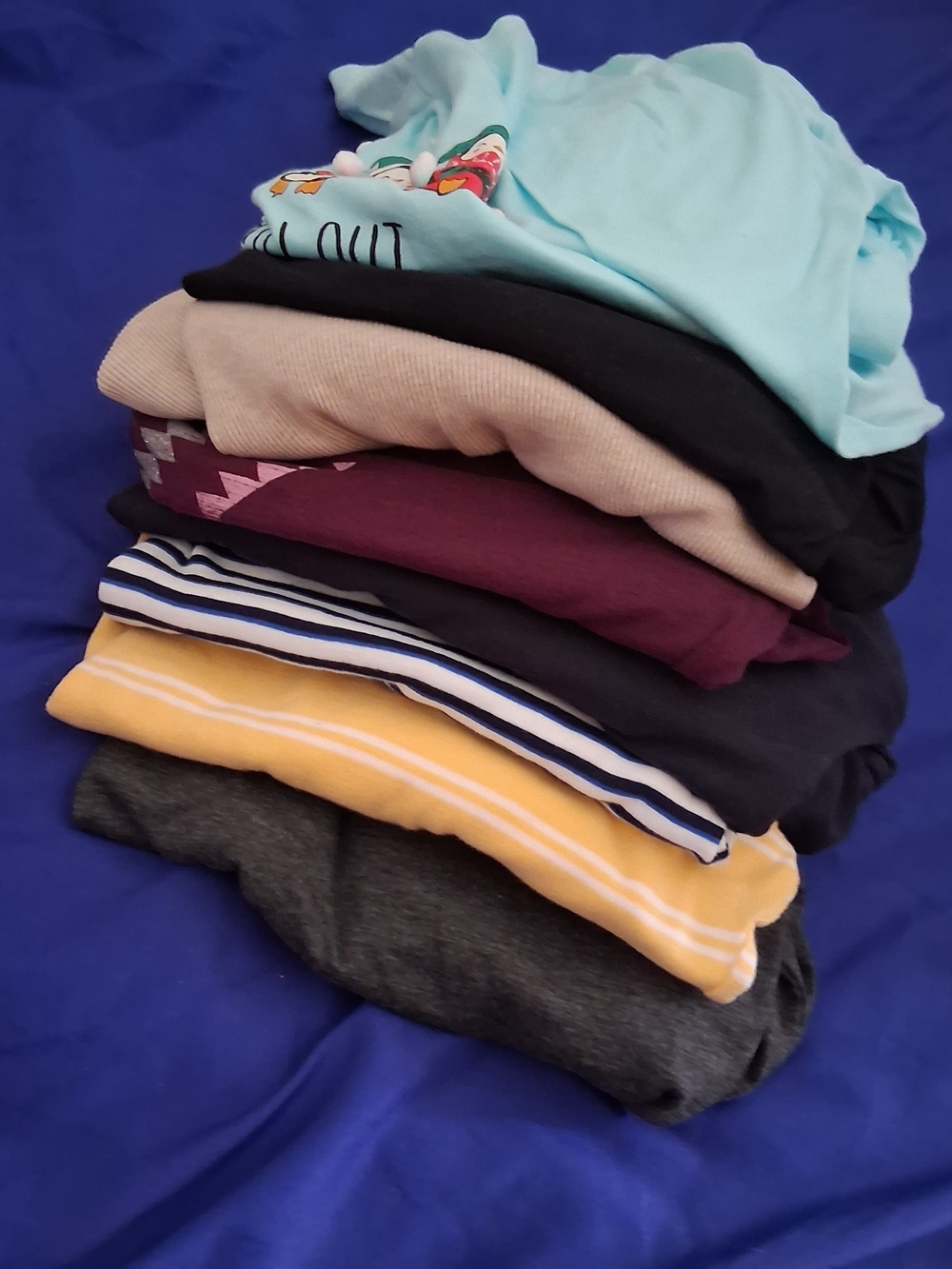 8 Women Long Sleeve Tees Assortment Bundle Of Mix BRANDS size Fit XL